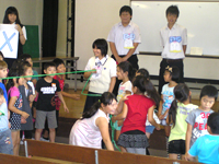 7月の大田小学校との交流の様子写真1